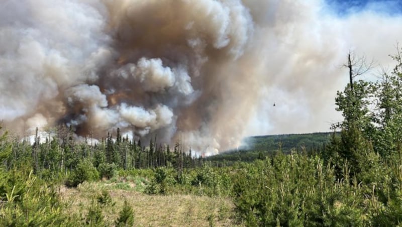 (Bild: APA/AFP/BC Wildfire Service)