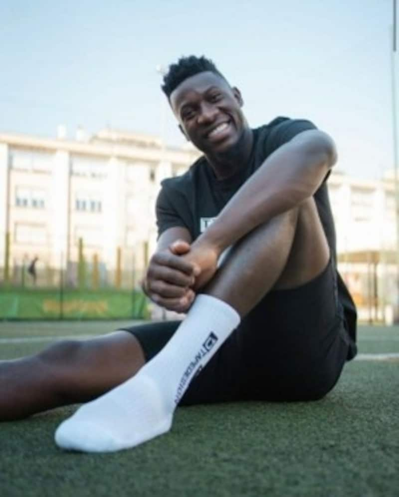 Inter-Star Andre Onana vertraut auf „Tapedesign“. (Bild: Tapedesign/zVg.)