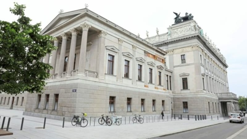 Vor dem Parlament in Wien soll ein Menschenring gebildet werden. (Bild: Martin A. Jöchl)