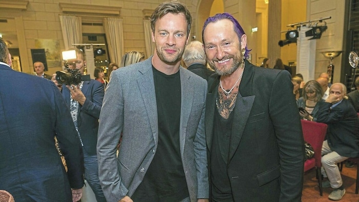 In Russland ist er bereits ein Star, an diesem Abend hatte Pop-Art-Künstler Franz-Josef Baur Austro-Export, Schauspieler Wolfgang Cerny mitgebracht.
