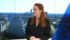 Die Wiener ÖVP-Gemeinderätin Laura Sachslehner im krone.tv-Talk (Bild: krone.tv)