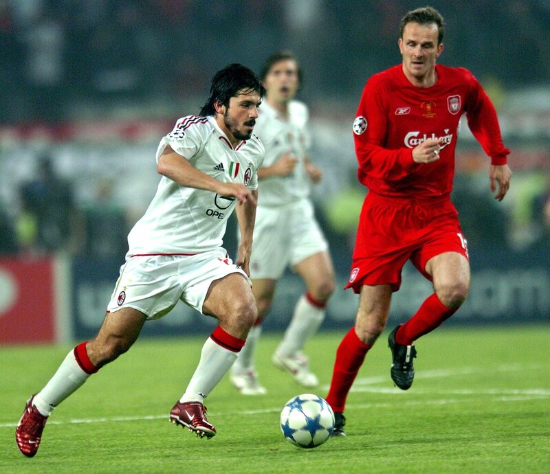 Hamann lieferte sich 2005 im Finale im Mittelfeld rassige Duelle mit Milans Gattuso. (Bild: GEPA pictures)