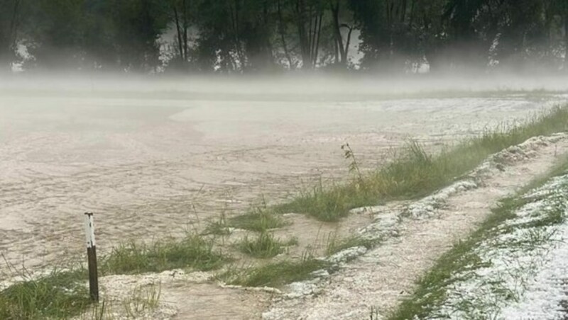 Unwetter sorgten in Straden für Überflutungen. (Bild: Presseteam BFVRA/Konrad)