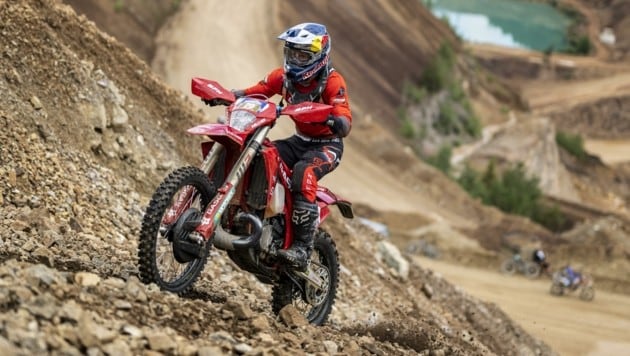 Michael Walkner war mit dem ersten Auftritt beim Erzbergrodeo sehr zufrieden. (Bild: Red Bull Content Pool)