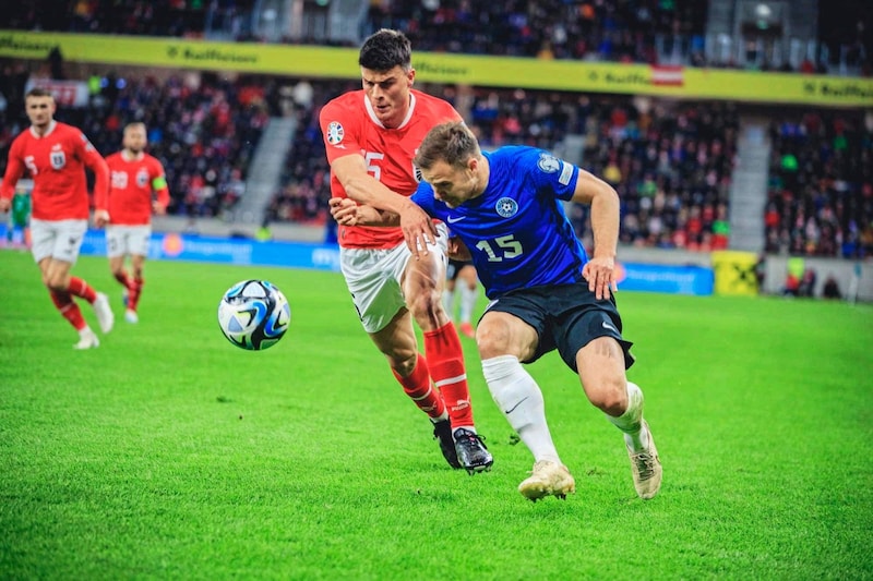 In Linz feierte Flavius Daniliuc gegen Estland sein Startelf-Debüt in der Nationalmannschaft. (Bild: GEPA pictures)