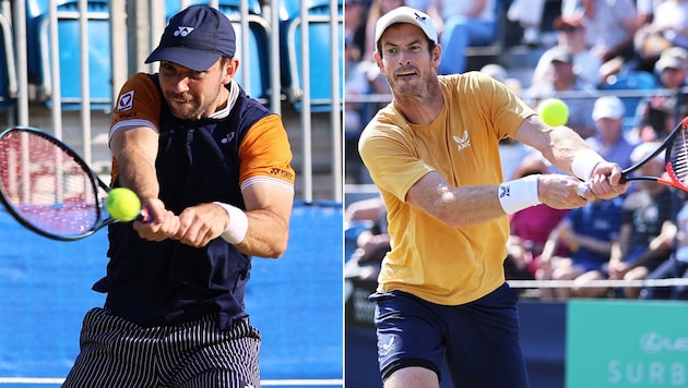 Jurij Rodionov (links), Andy Murray (Bild: GEPA)