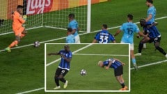 Romelu Lukaku im Doppelpech - der Fußballgott war im CL-Finale nicht auf der Seite des Inter-Stürmers. (Bild: AP)