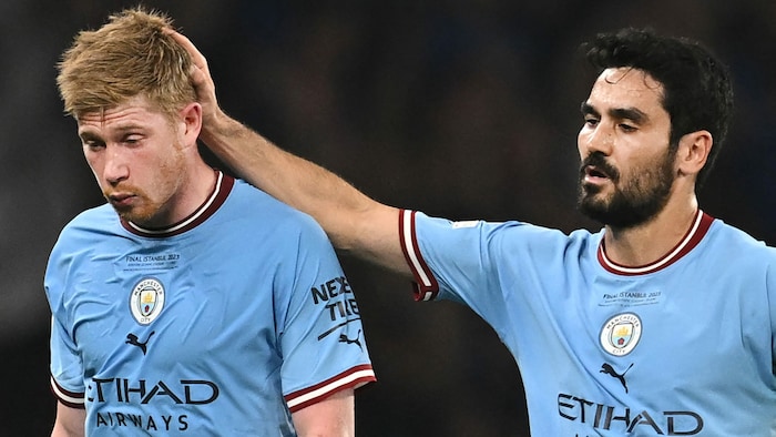 Kevin De Bruyne (li.) und Ilkay Gündogan
