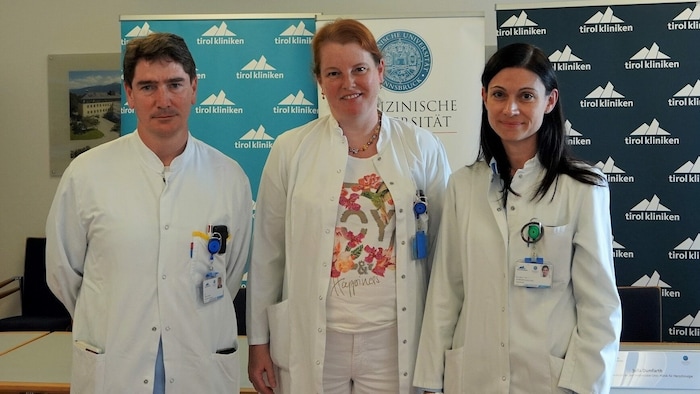 Intensivmediziner Dieter Wally, Gefäßchirurgin Sabine Wipper und Herzchirurgin Julia Dumfarth.
