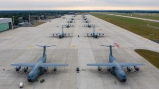 Der Fliegerhorst Wunstorf ist Standort der A400M-Transportflotte der Bundeswehr.