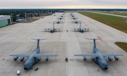 Der deutsche Fliegerhorst Wunstorf im Jahr 2019