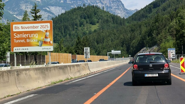 Auf 14 Kilometern erstrecken sich die Baustellen auf der Tauernautobahn (Bild: Hölzl Roland)