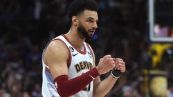 Jamal Murray jubeln über den Meistertitel. (Bild: APA/Getty Images via AFP/GETTY IMAGES/MATTHEW STOCKMAN)