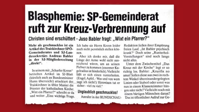 (Bild: Niederösterreichische Rundschau, Krone KREATIV)