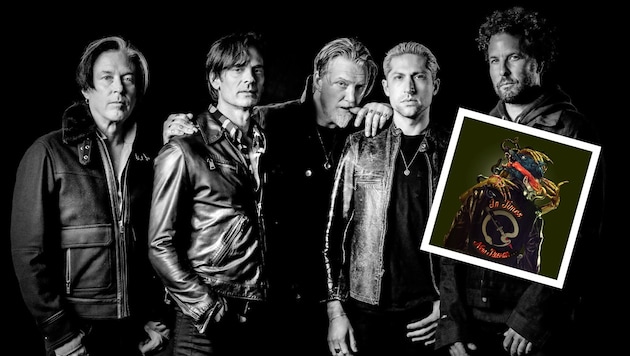 Reflexion aus vier Jahren voller Krisen: das neue Album der Queens Of The Stone Age. (Bild: Andreas Neumann, Matador Records, Krone KREATIV)