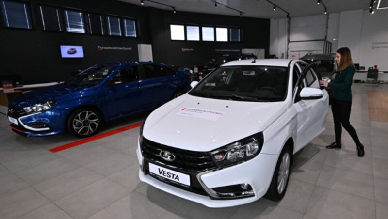 Ein Lada-Autohaus in Togliatti (Bild: AFP)