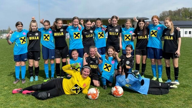 Das Mädels-Team wird demnächst in Bremen bei einem internationalen Turnier starten. (Bild: zVg)