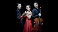 Heute Abend eröffnet das Amatis Trio das Festival „Dialoge“ und lässt Mozart mit Maurice Ravel und Olivier Messiaen in einen Dialog treten. (Bild: Marco Borggreve)