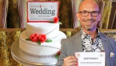 Heiraten liegt im Trend. Unterstützung erhalten Paare von professionellen Hochzeitsexperten, wie Harald Winkler aus dem Bezirk Krems. (Bild: Katharina Schiffl Krone KREATIV,)