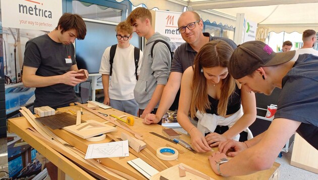 Auf der Messe konnte auch Einiges probiert werden. (Bild: Kurz Gernot)