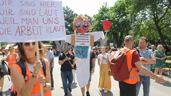 Pädagogen forderten am Donnerstag österreichweit beim „Aktionstag Bildung“ lautstark Reformen ein. (Bild: Gerhard Bartel)