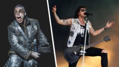 Turbobier-Sänger Marco Pogo (r.) ist von der Causa Rammstein angewidert und lässt seine Konzertkarten für die beiden Wien-Shows verfallen. (Bild: picturedesk (2), Krone KREATIV)