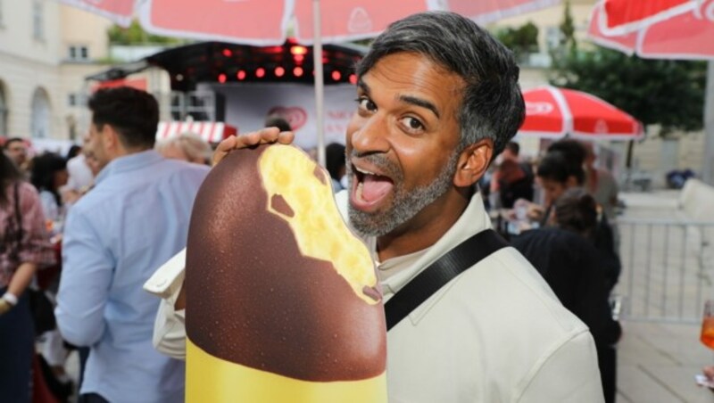 Musical Star Ramesh Nair hat großen Eishunger auf Jolly & Co. (Bild: © Conny de Beauclair)