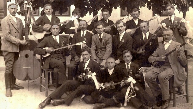 Das erste Tamburizza-Ensemble des Burgenlandes wurde 1923 in Baumgarten gegründet. (Bild: zVg)
