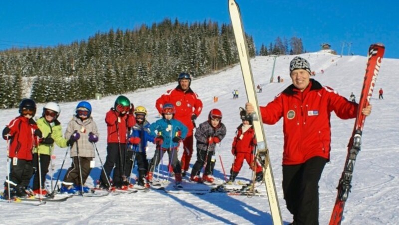 Schinegger lehrte auf der Simonhöhe 150.000 Kids das Skifahren. (Bild: zVg)