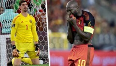 Thibaut Courtois (li.) und Romelu Lukaku (Bild: APA/AFP/Belga/KRISTOF VAN ACCOM, APA/JACK GUEZ)