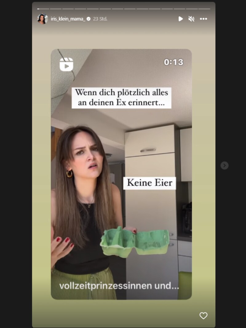 Die Abneigung der Eheleute ist deutlich spürbar. Sie machen keinen Heel daraus, sich nicht mehr „riechen“ zu können. (Bild: https://www.instagram.com/iris_klein_mama_)