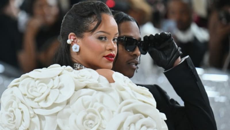 Rihannas und A$AP Rockys zweiter Sohn heißt Riot Rose. (Bild: APA/AFP/ANGELA WEISS)