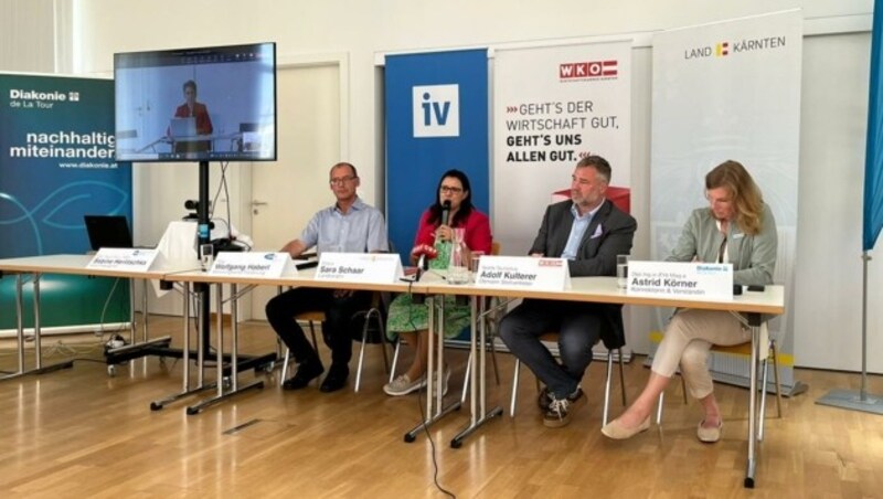 Die heutige Pressekonferenz zur Initiative (Bild: zVg)