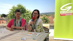 Grüne gegen neues Betriebsgebiet: Landessprecherin Regina Petrik und Bezirkssprecherin Margit Paul-Kienzl. (Bild: Grüne Burgenland)
