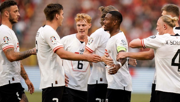 Österreichs Teamkicker wollen auch am Dienstag im Wiener Prater gegen Deutschland jubeln. (Bild: GEPA)