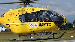 Der Rettungshubschrauber „Christophorus“ flog den Verletzten ins Krankenhaus (Symbolbild). (Bild: P. Huber)
