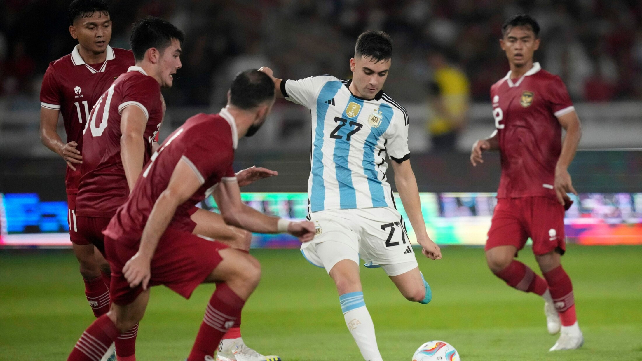 Testmatch - Argentinien gewinnt ohne Messi gegen Indonesien | krone.at
