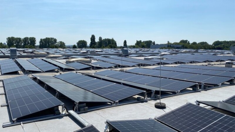 Mazda hat in Leverkusen eine Megawatt-Photovoltaikanlage installiert. ... (Bild: Mazda)