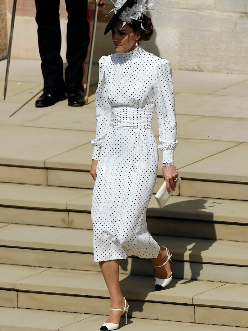 Auch am Montag zeigte Kate, dass sie nicht umsonst die Styling-Queen der Royals ist. (Bild: 2023 Getty Images)