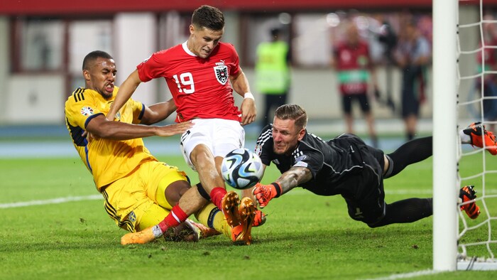 Wild entschlossen und zu Rangnicks Freude sorgte Baumgartner fürs 1:0 gegen Schweden beim ...