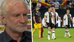 Rudi Völler geht mit den DFB-Stars hart ins Gericht. (Bild: AP, RTL)