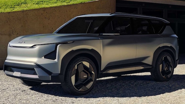 Der Kia EV5 - hier als Concept Car - wird Teil der Modelloffensive sein. (Bild: Kia)
