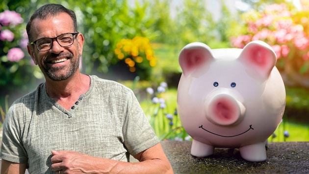 Auch Karl Ploberger, der unter anderem im „Krone“-Magazin „Gartenlust“ auf 100 Seiten jede Menge praktische Tipps verrät, „gartelt“ sich eifrig durch den Sommer. (Bild: stock.adobe.com, Ploberger, Krone KREATIV)