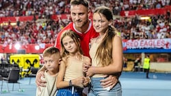 Marko Arnautovic genoss die Ehrenrunde mit seinen Kids. (Bild: urbantschitsch mario)