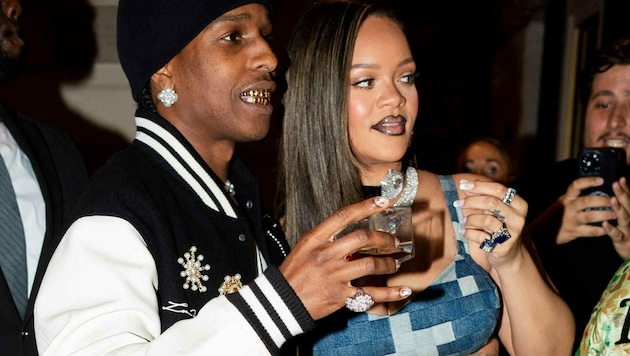 A$AP Rocky nannte Rihanna jetzt „Ehefrau“. Sind die beiden etwa bereits verheiratet? (Bild: www.PPS.at)