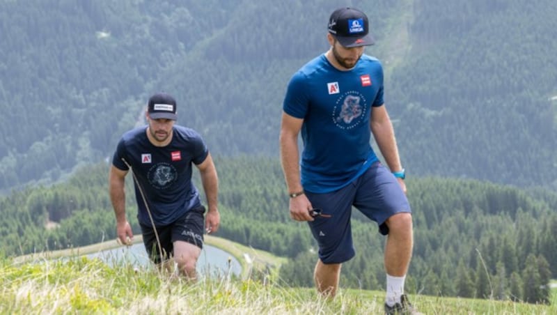 Vincent Kriechmayr (l.) und Marco Schwarz (Bild: GEPA pictures)