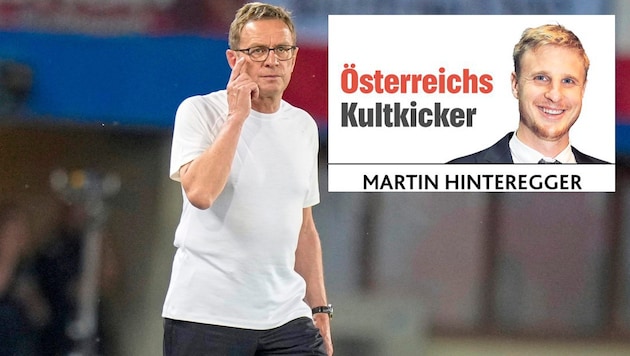 Teamchef Ralf Rangnick hebt die Mannschaft bereits im Training auf ein neues Niveau. (Bild: Copyright 2023 The Associated Press. All rights reserved)