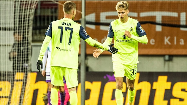 Leandro Morgalla (re.) wechselt zu Salzburg. (Bild: GEPA pictures)