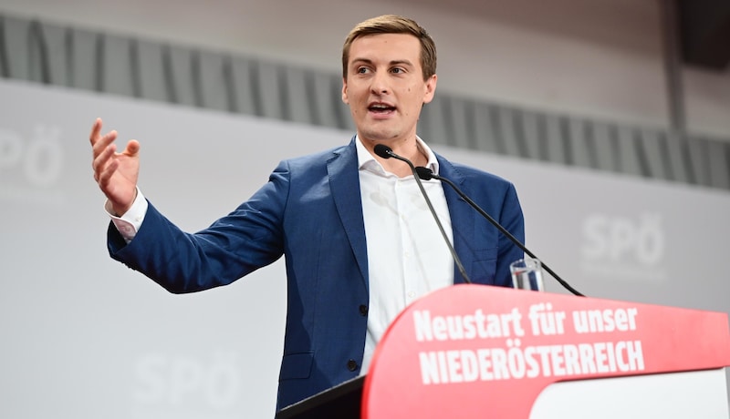 Lower Austria's SPÖ leader Sven Hergovich (Bild: Imre Antal)