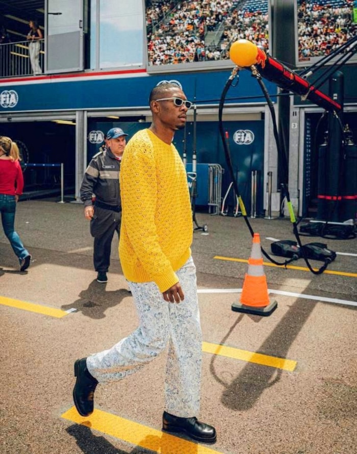 David Alaba zu Besuch beim Formel-1-Grand-Prix in Monaco.